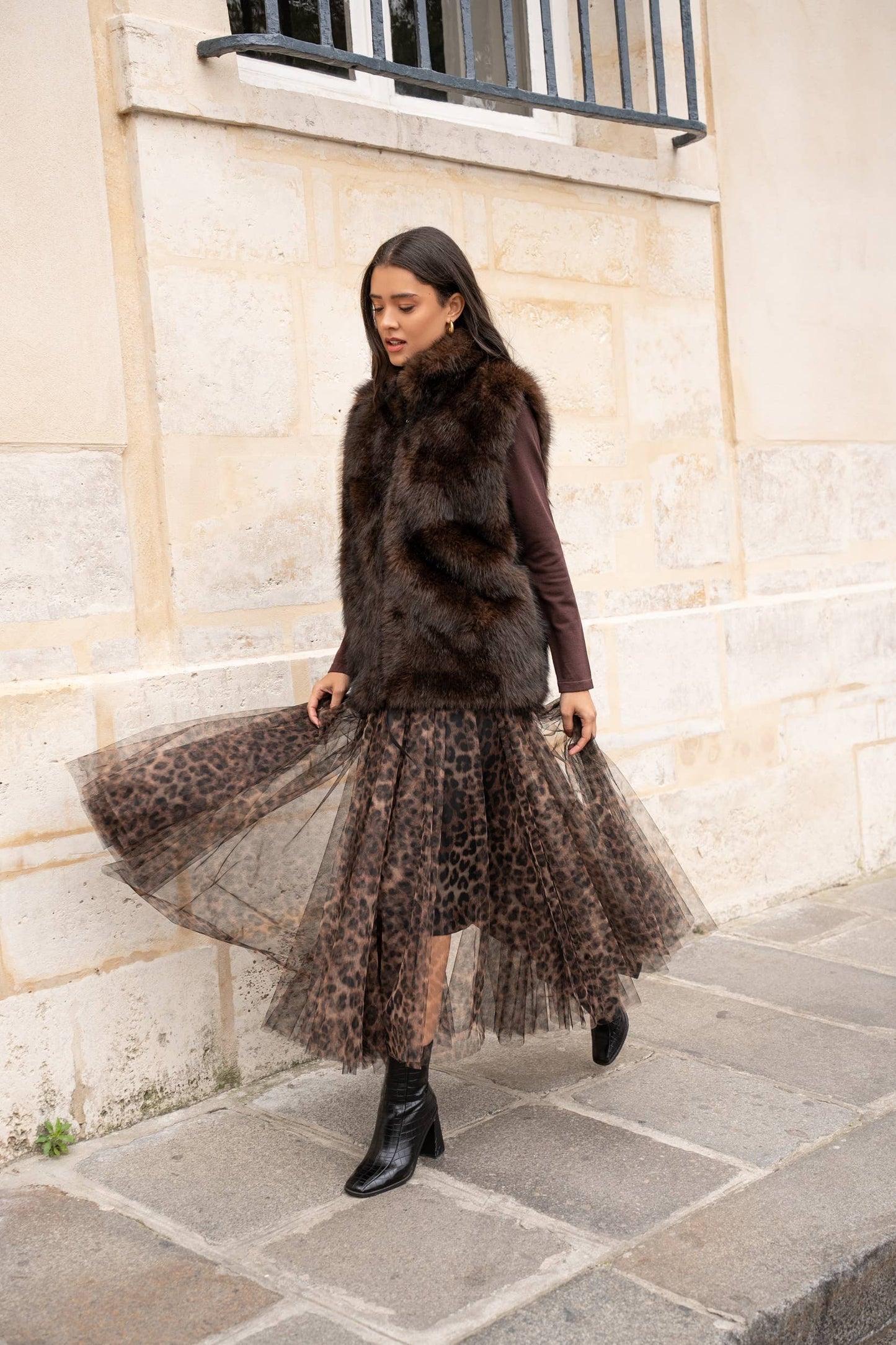Oslo Faux Fur Vest