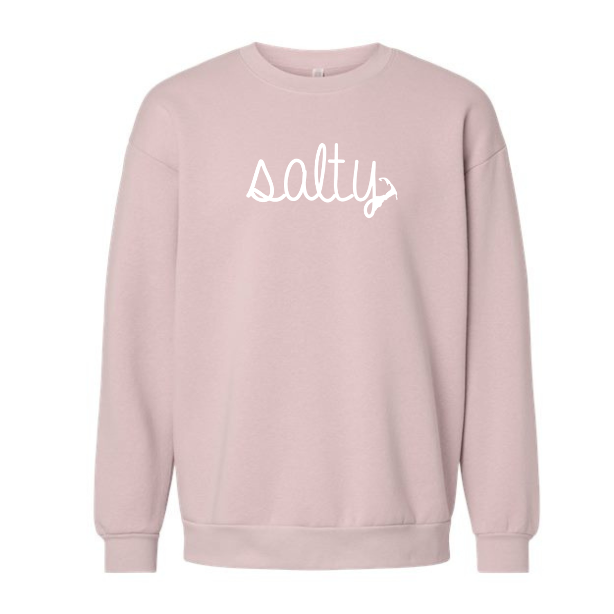 Salty - Unisex Fleece Crew Mauve