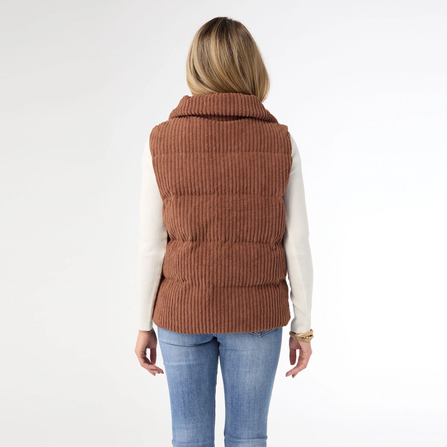 Luxe Corduroy Down Vest