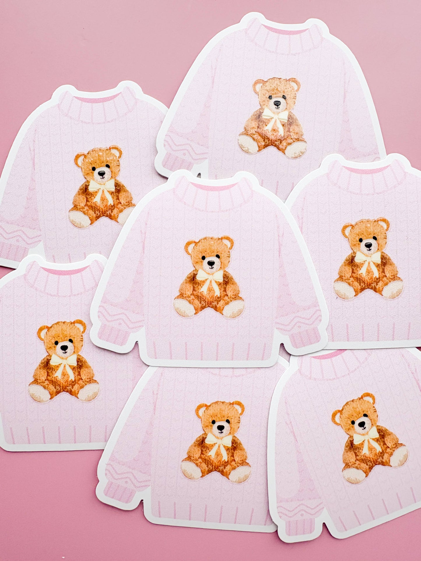 The Preppy Bear Sweater Sticker