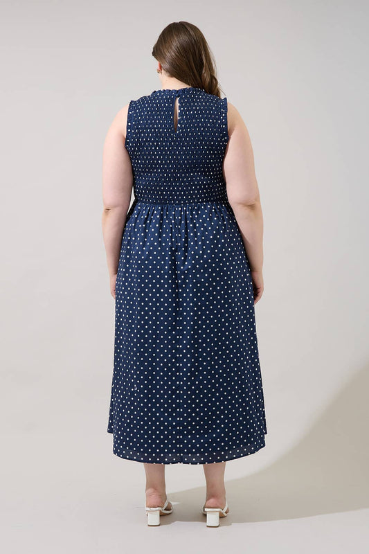 Ivany Polka Dot Midi