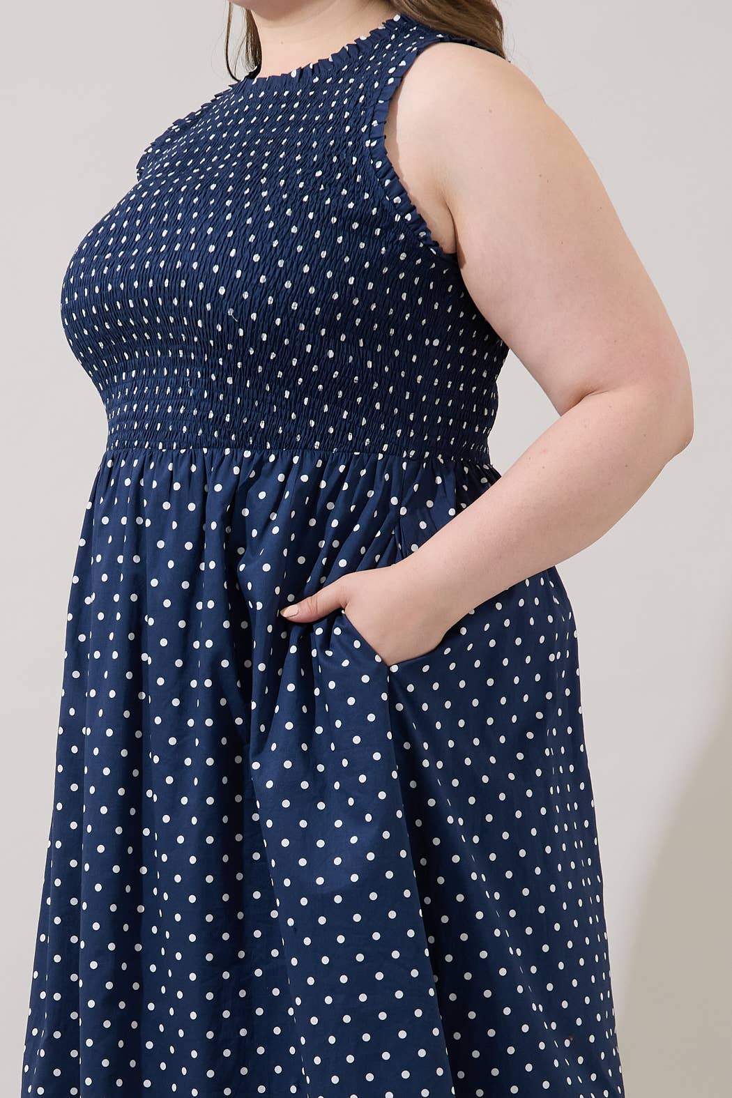 Ivany Polka Dot Midi