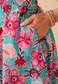 Floral Print Dress: Size Inclusive
