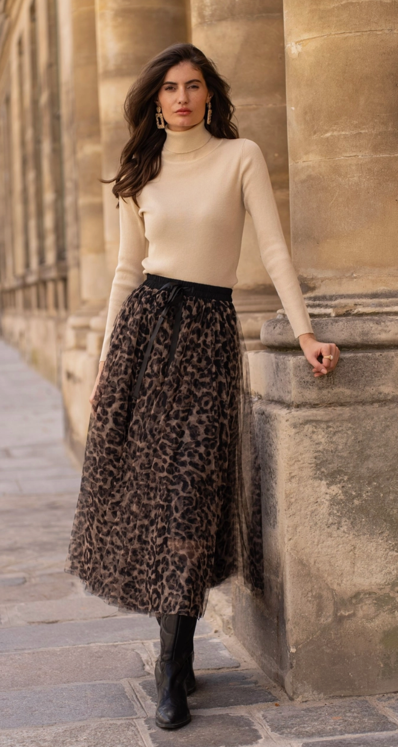 Parisian Tulle: Leopard
