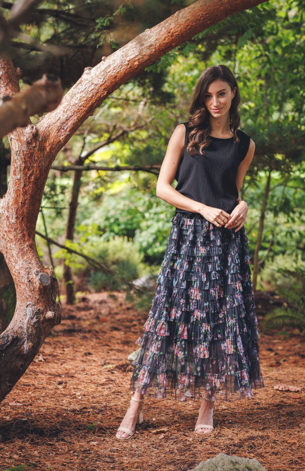 Garden Charm Statement Skirt