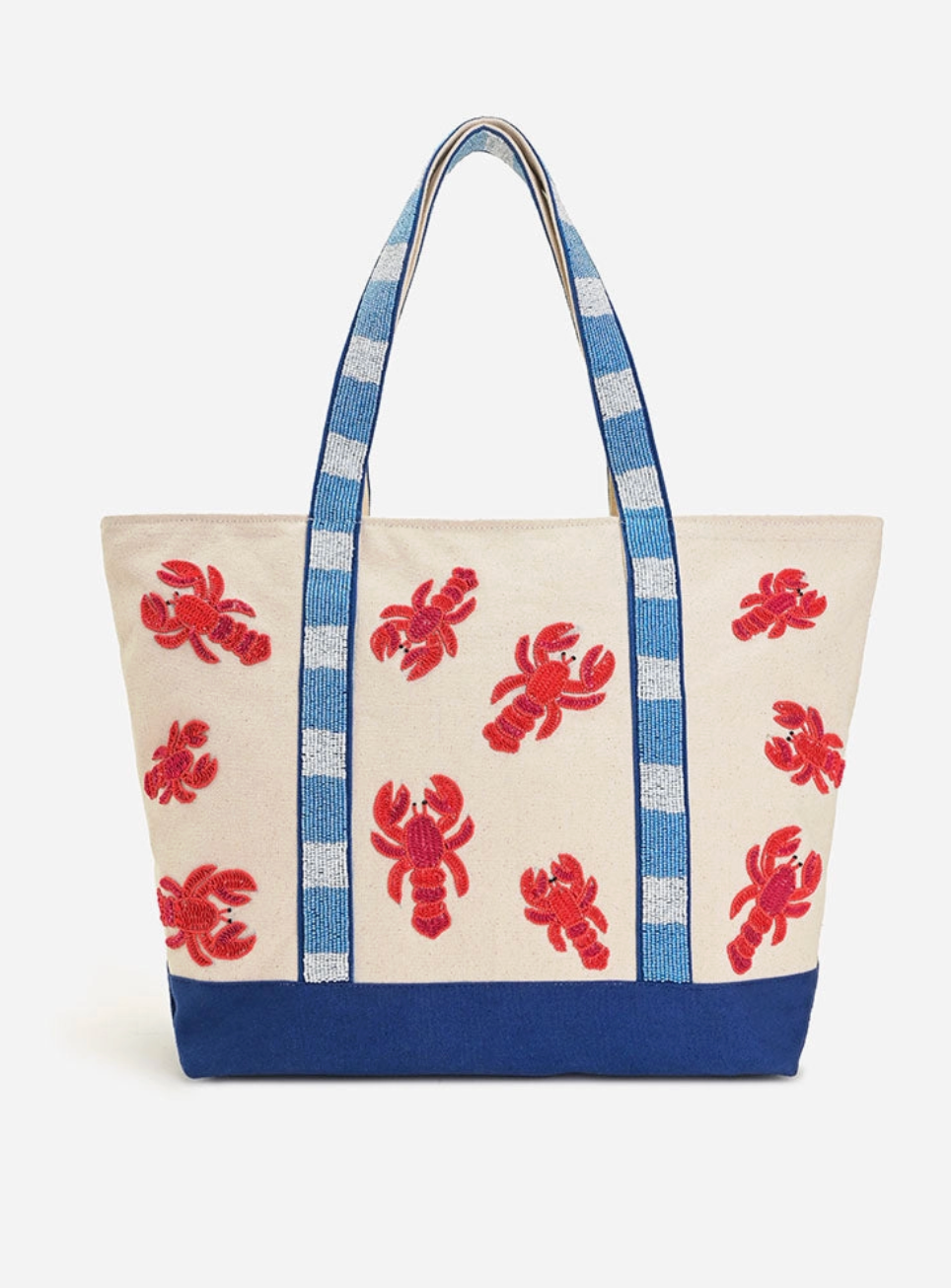 Beaded Lobster Boat Bag