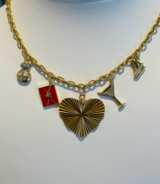 Winter Love Charm Necklace