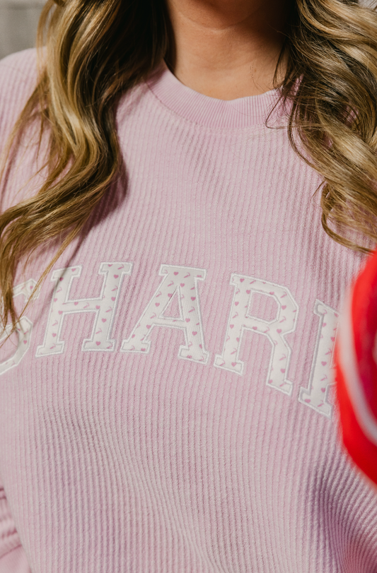 Cape Shark: Pink Dream Corded Crew