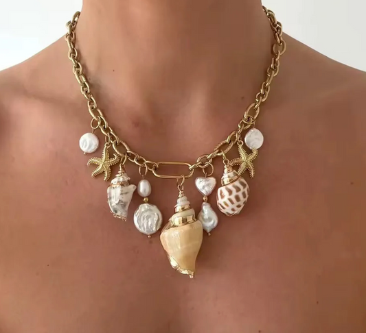 Coastal Charm Seashell Necklace