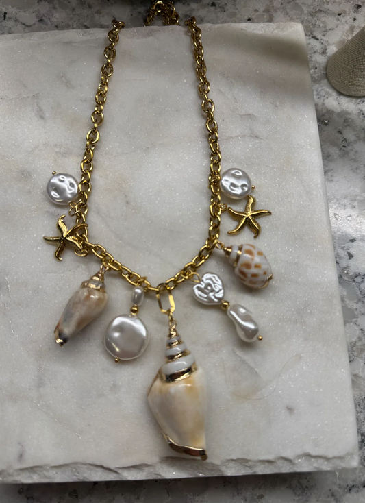 Coastal Charm Seashell Necklace