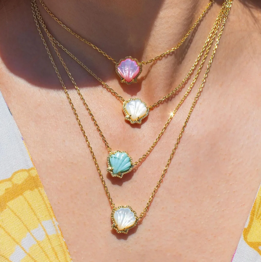 The Shelly Necklace: THREE COLORS
