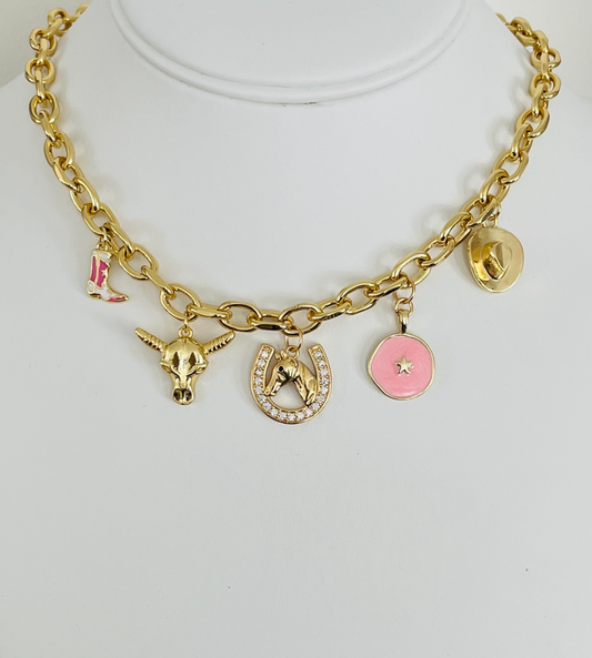The Cowgirl Keepsake Charm Necklace