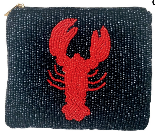 Beaded Cape Lobster Purse