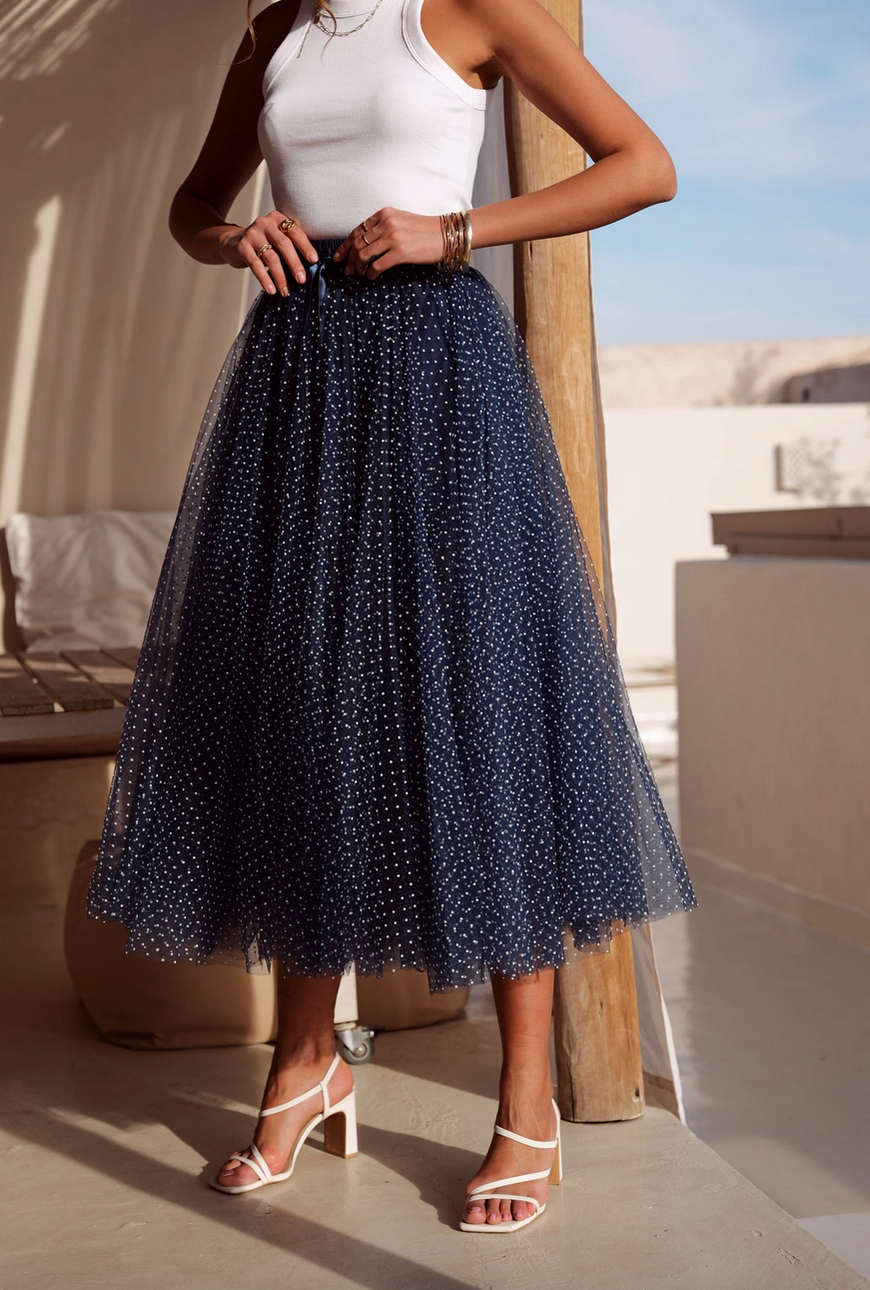 Aria Skirt in Plumetis Tulle