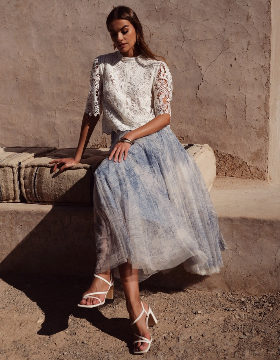 Amber Tulle Skirt: 4 Colors