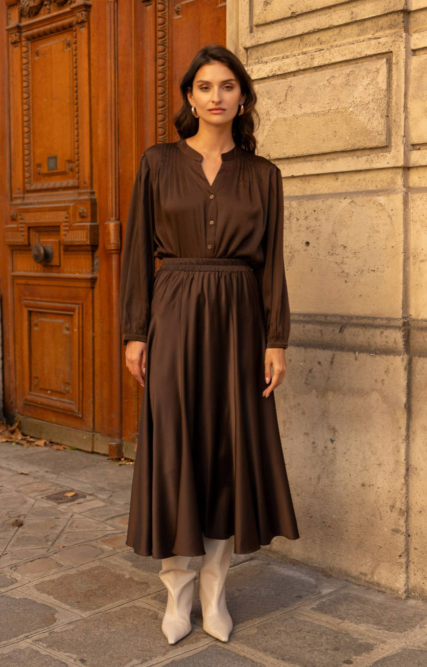 Valentine Silk Skirt: Three Colors
