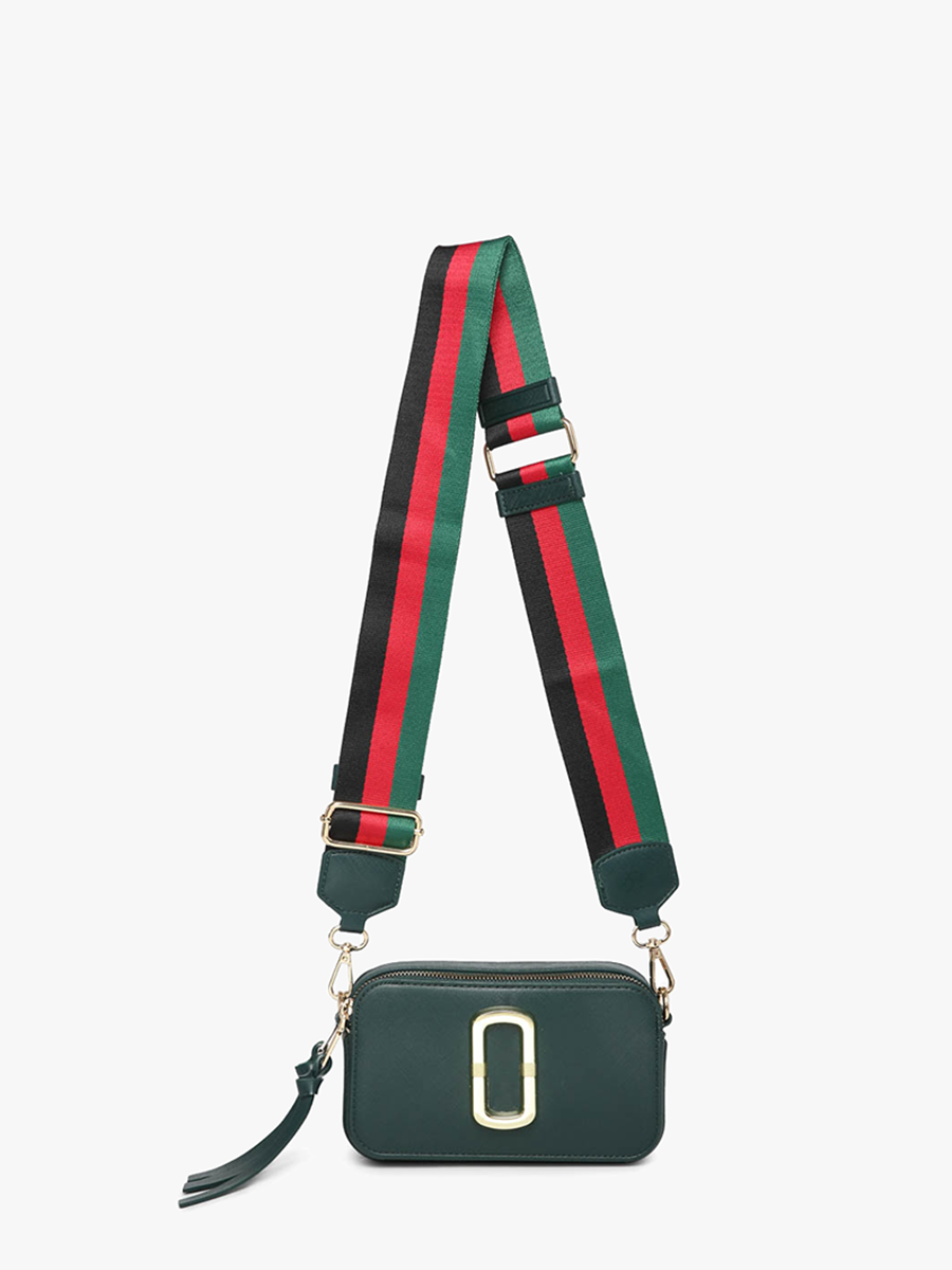 Dru Double Zip Crossbody w/ Guitar Strap | PP2022
