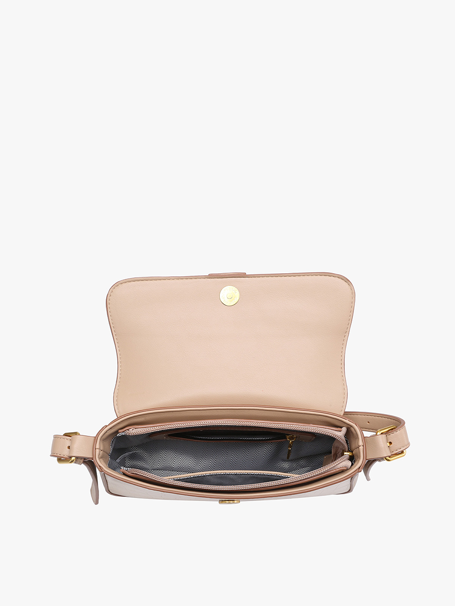 Lima Croc-Embossed Satchel