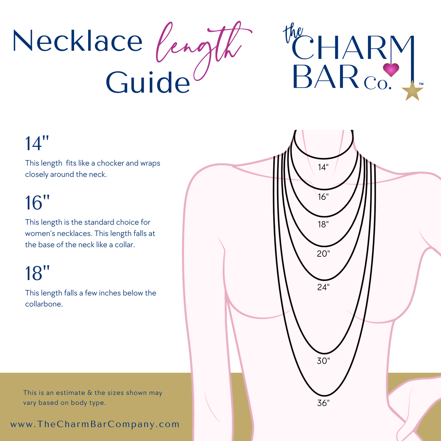 Gold Paige Necklace with Piper Carabiner