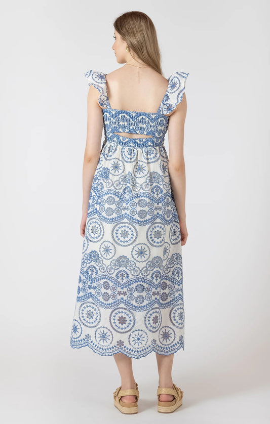 Blue Haven Stitched Dress