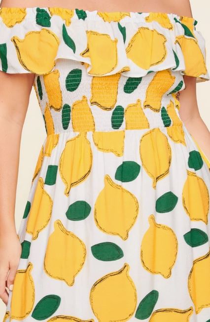 Lemon Dream Maxi - Ashley Irene Boutique