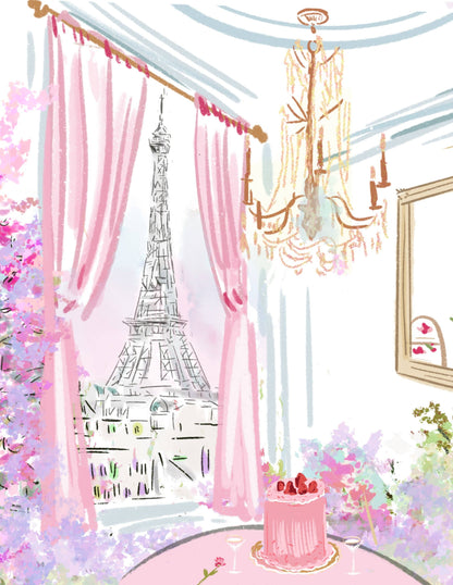 Rebecca Illustrated: 8X10 Paris Dreams