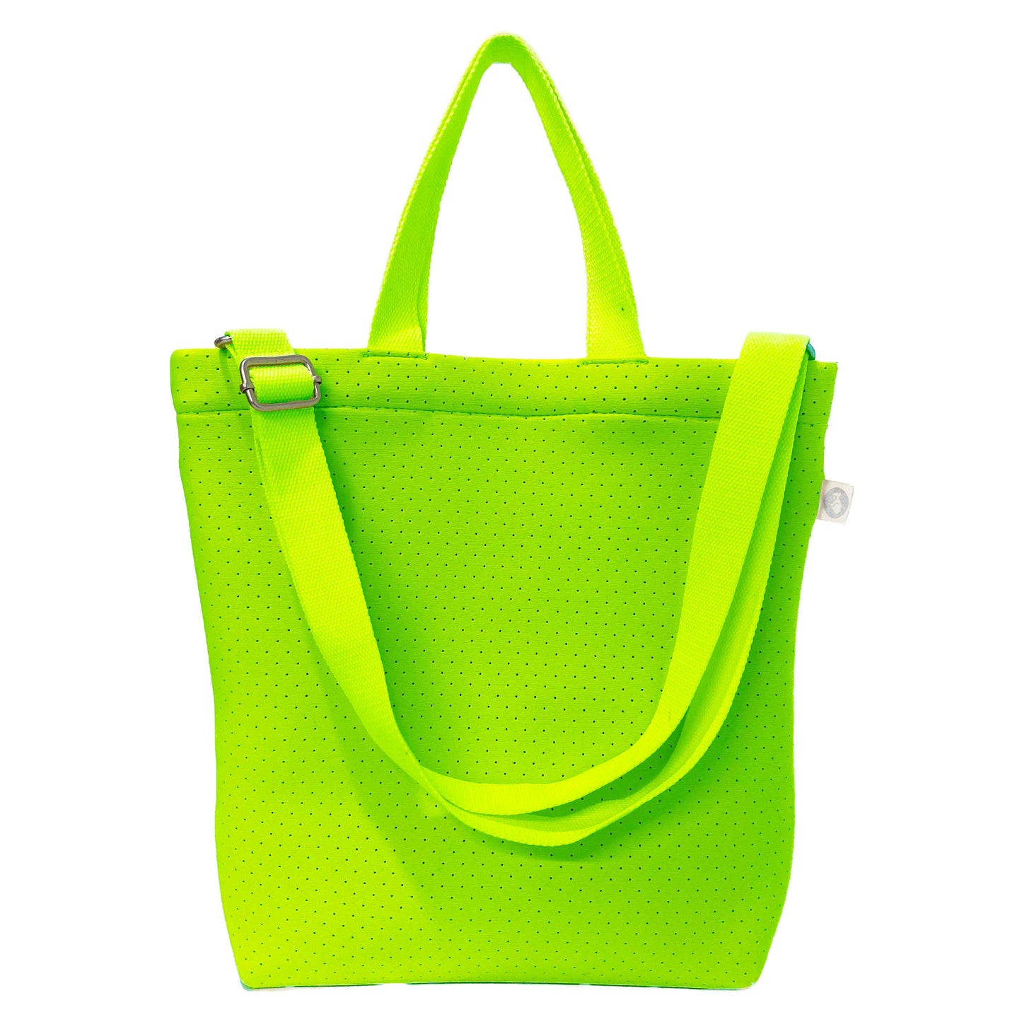 Neoprene Town Crossbody Bag - Neon Green