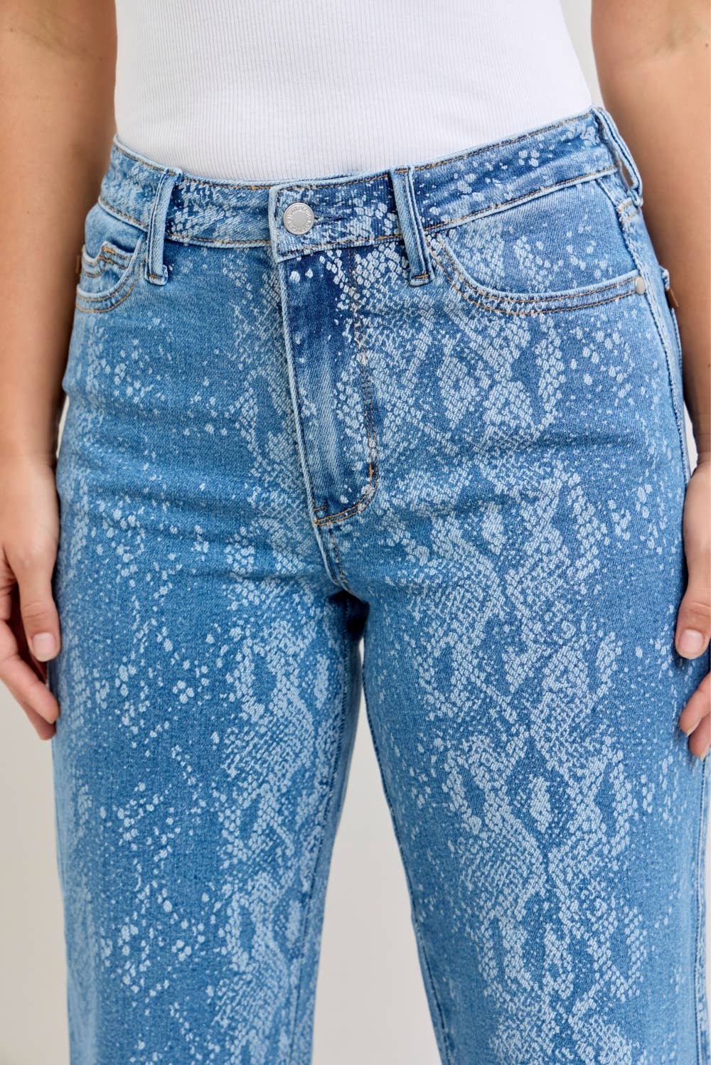 Judy Blue Snakeprint Fabulous Jeans