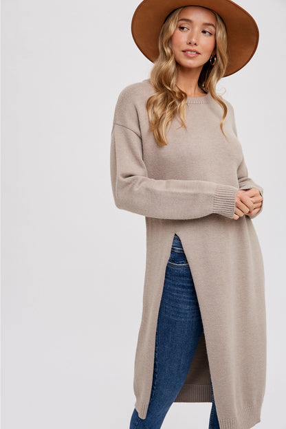 High Slit Pullover