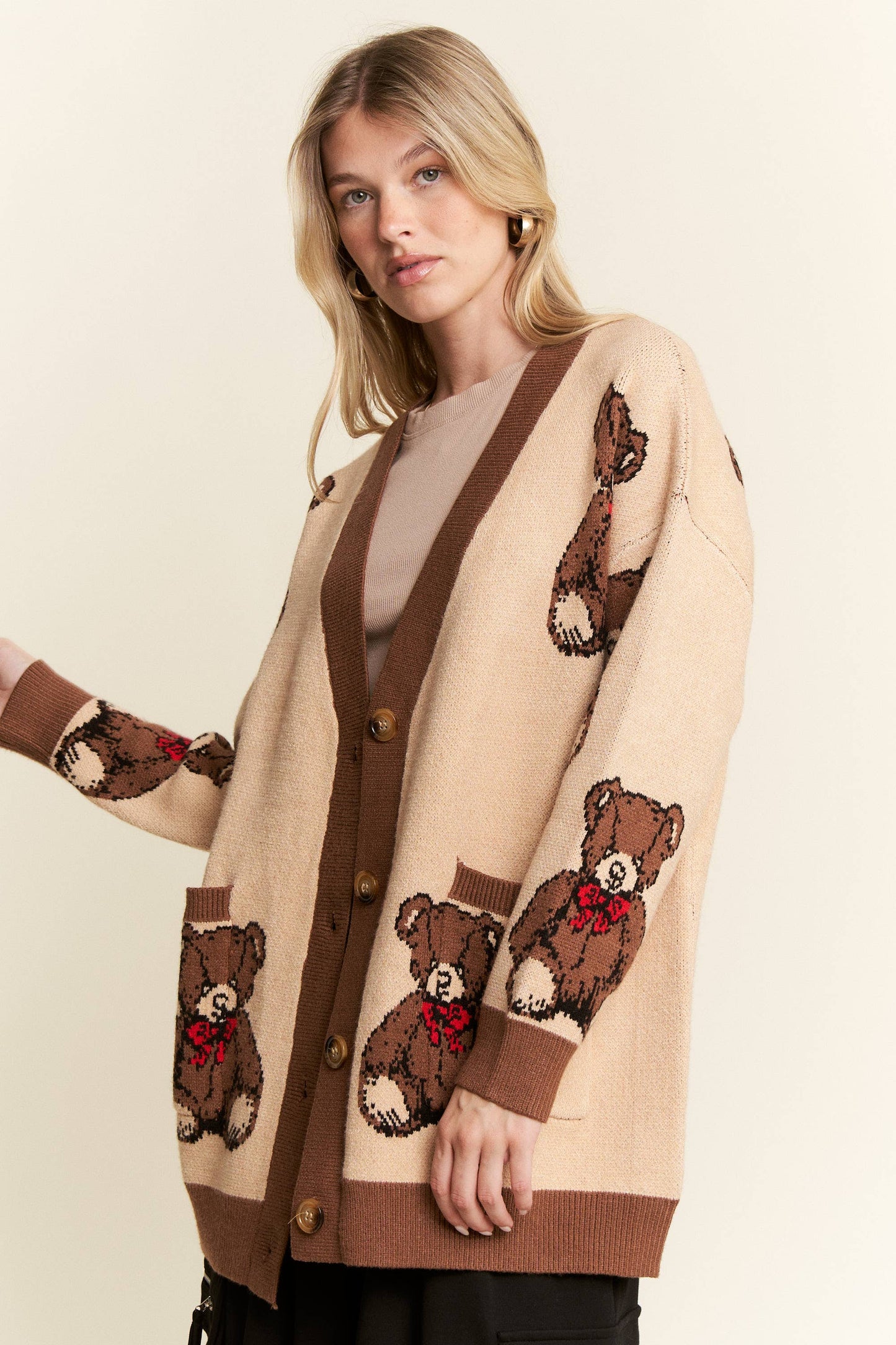 BEARY ADORABLE CARDIGAN