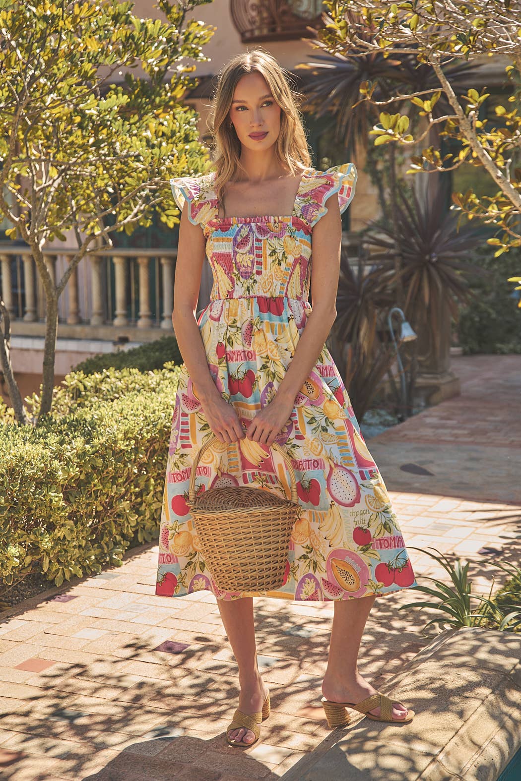 Urbina  Whimsical  Midi Dress