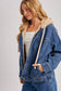 The Luxe Faux Fur Denim Jacket