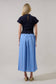 Marby Scallop Contrast Midi Dress: PRE ORDER