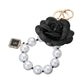 Chunky Pearl Beaded Keychain Bag Charm