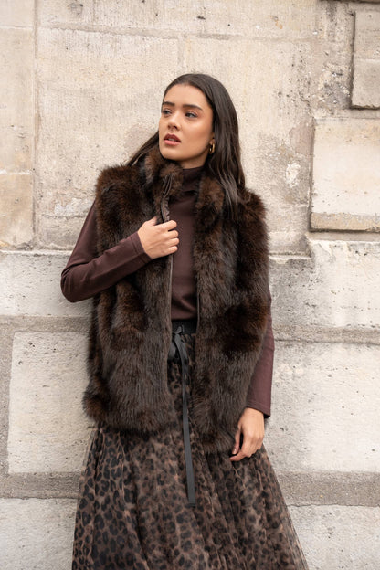 Oslo Faux Fur Vest