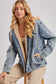 The Luxe Faux Fur Denim Jacket