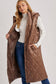 Diamond Quilted  Puffer Vest: 2 Colors
