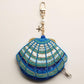 Sea Shell Charm Keychain Mini Pouch