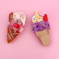 Acetate Ice Cream Hair Claw