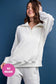 Butter Soft: Quarter zip : Cream