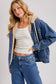 The Luxe Faux Fur Denim Jacket