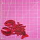 Lobster Crawfish Embroidery Iron On Patch