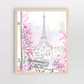 Rebecca Illustratged: Eiffel Tower in Bloom Print