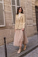 Gold Tweed & Sequin Blazer
