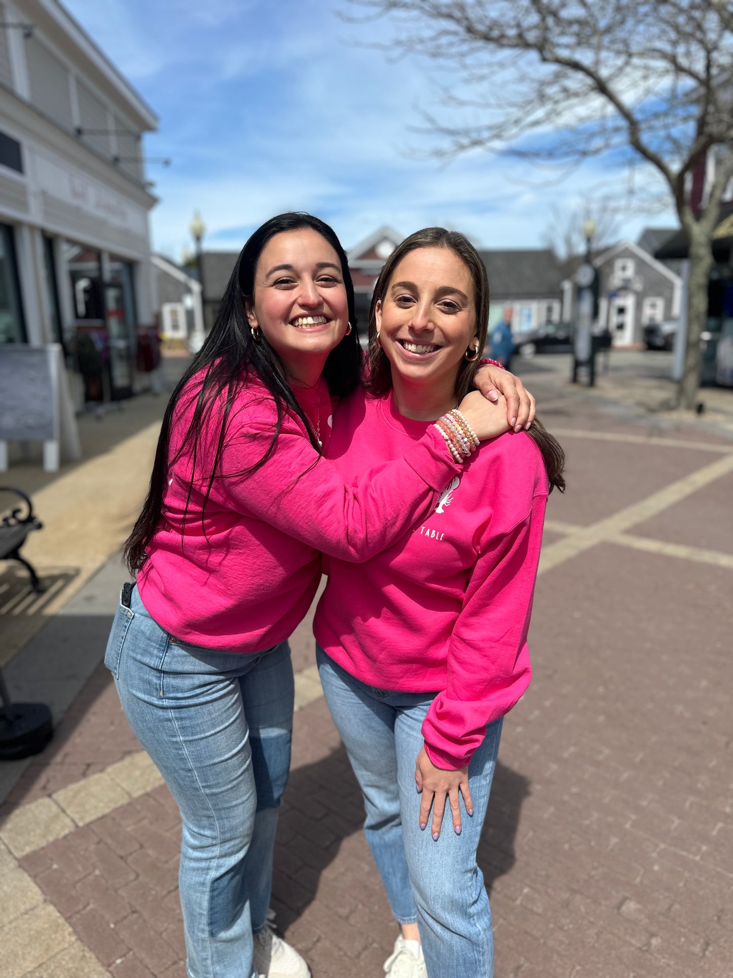 FROM THE CAPE TABLE SWEATSHIRT: HOT PINK