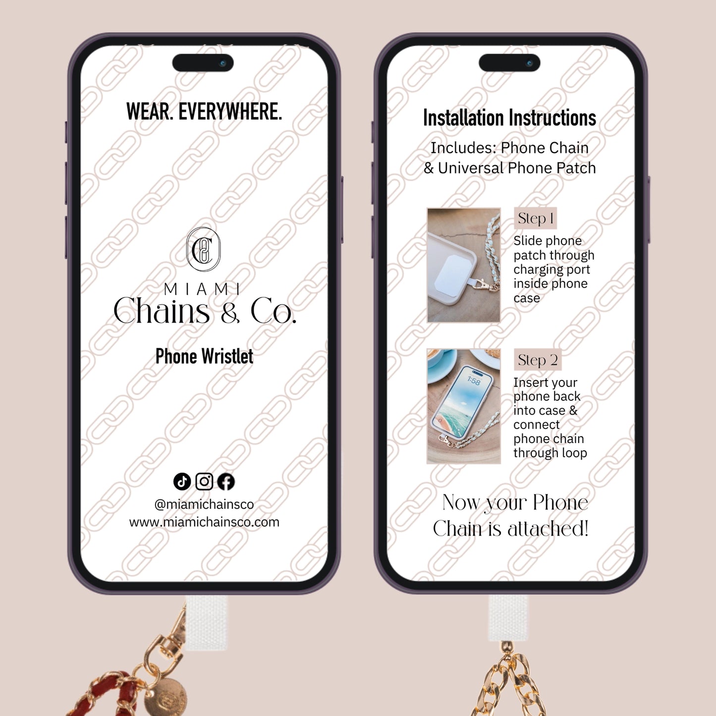 Pearl Tide Crossbody Phone Chain