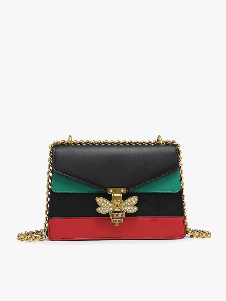 Jeweled Bee Crossbody: 3 Colors