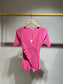 Ribbed knit wrap T-shirt - 0590