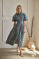 Wilderra Pleated Midi Dress