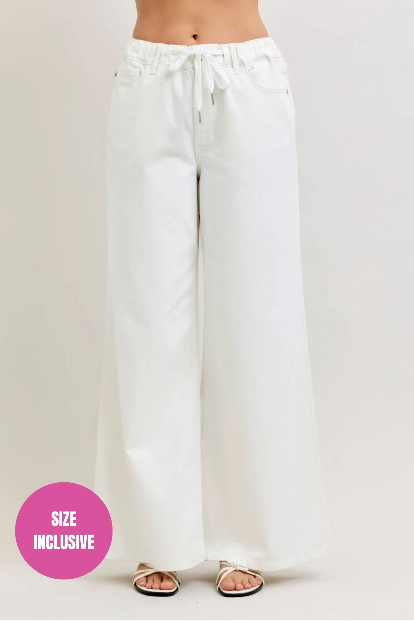 Featherweight Palazzo Elastic Waist